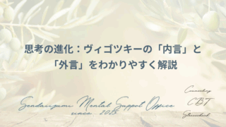 内言と外言に関する解説ブログのアイキャッチ画像