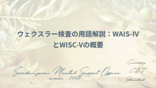 ウェクスラー検査に関する用語解説ブログのアイキャッチ画像